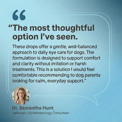 Supports Clearer Vision in Dogs Before It Gets Worse.