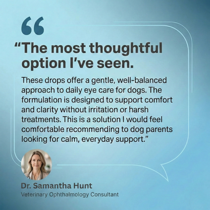 Supports Clearer Vision in Dogs Before It Gets Worse.